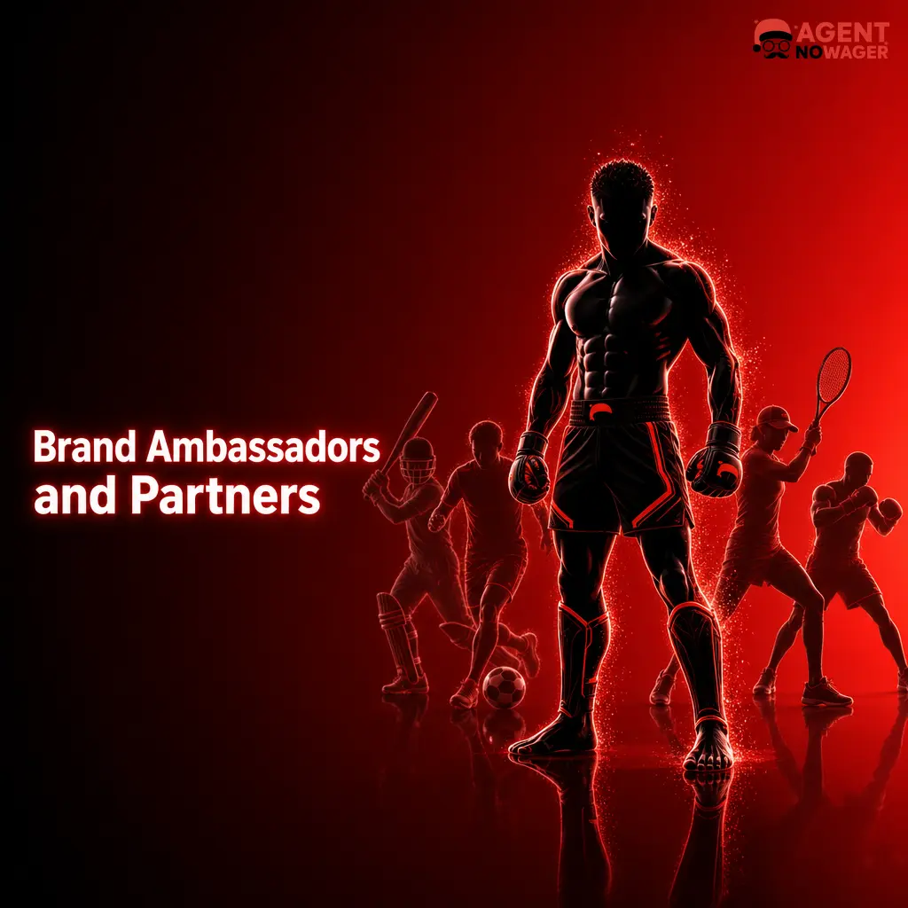 Agent No Wager casino brand ambassadors and UK partnerships overview page