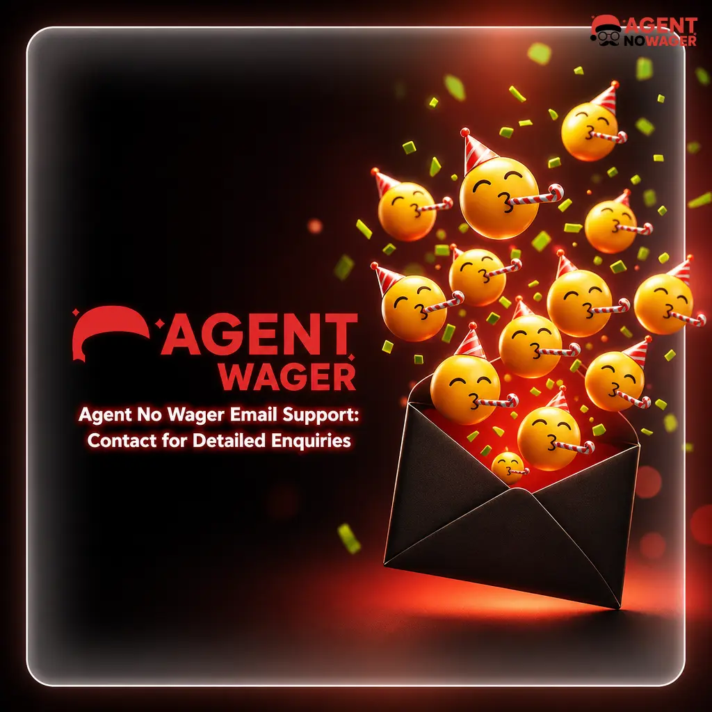 Agent No Wager email support contact page for formal complaints, document submission, and non-urgent account enquiries