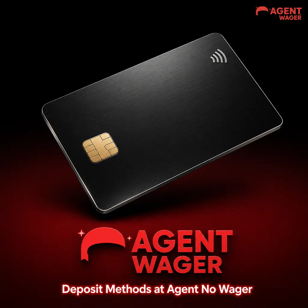 Agent No Wager casino deposit methods including Visa, Mastercard, and e-wallets for UK players
