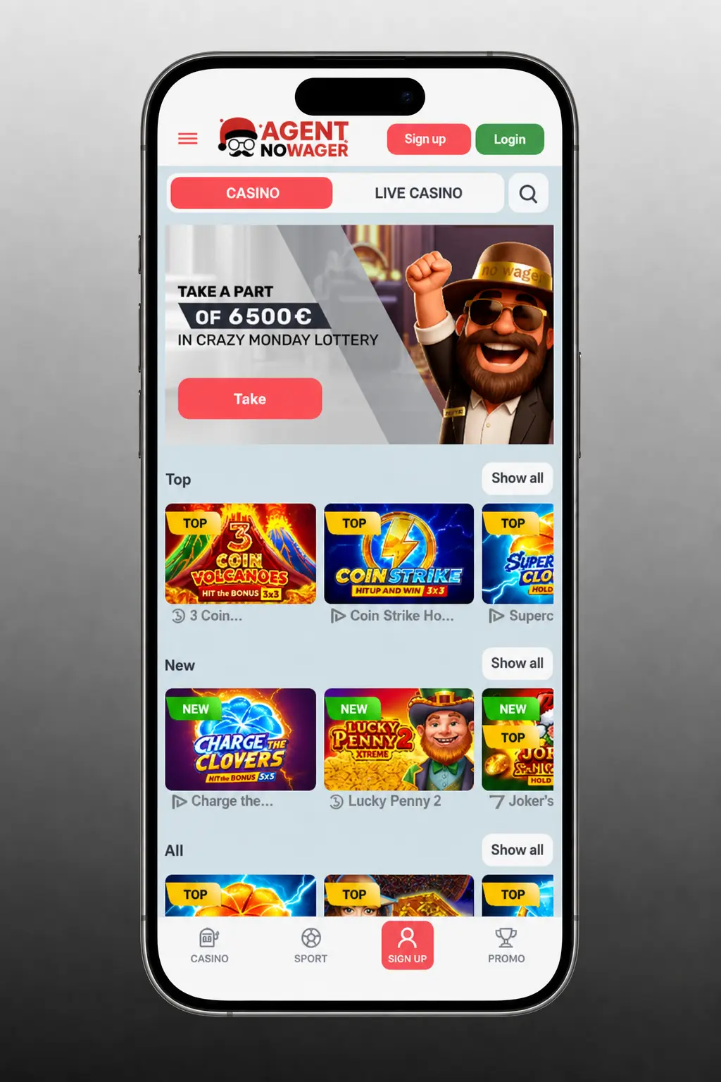 Agent No Wager iOS app download guide showing 5 steps to install on iPhone or iPad via the App Store