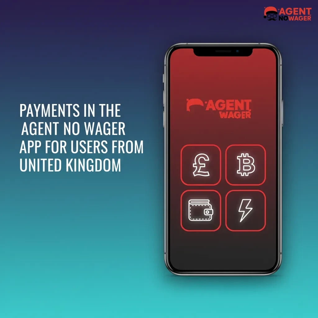 Agent No Wager app UK payments: Visa/Mastercard debit, USDT ERC20, Apple/Google Pay, Faster Payments; £10 min dep, £20 min wd