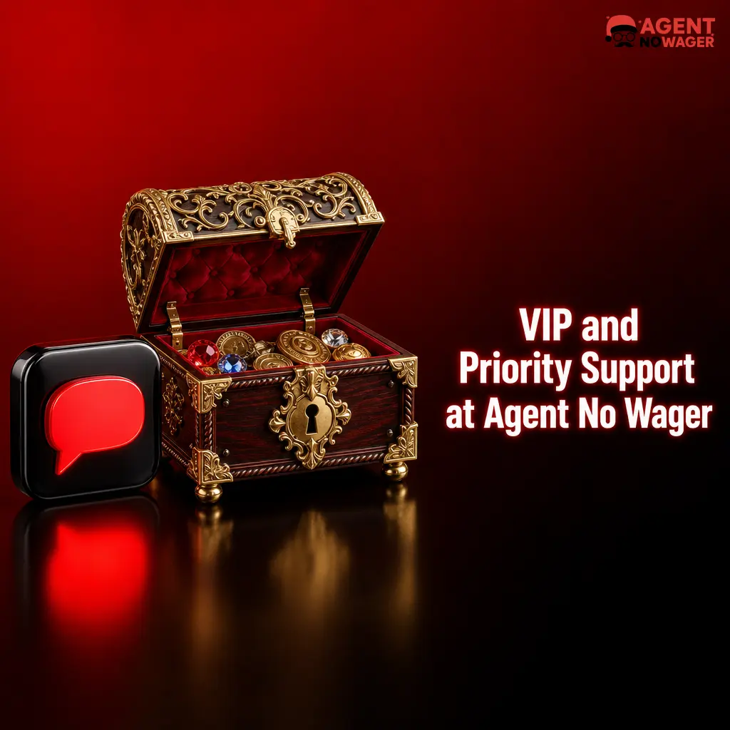 VIP and priority support options at Agent No Wager casino for eligible high-activity players seeking faster assistance
