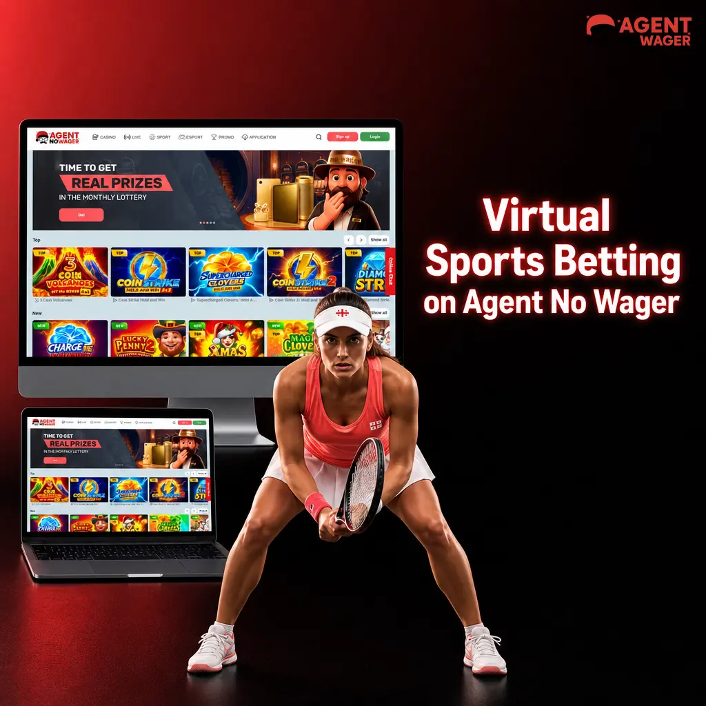 Virtual sports betting options including football, horse racing, tennis and basketball available on Agent No Wager for UK players